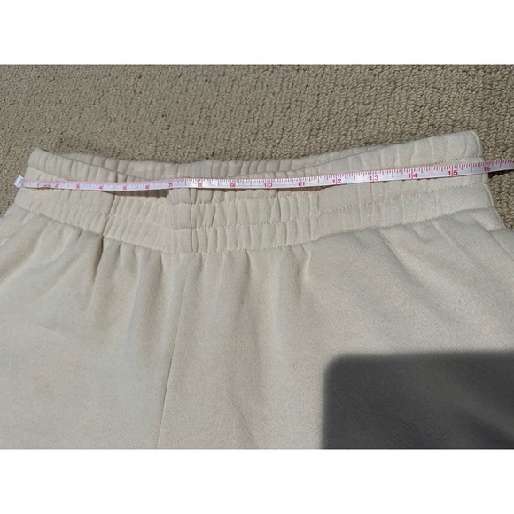 🌷F21 beautiful, NWT, soft fleece, cream-colored joggers. Excellent high-quality! - Picture 7 of 10